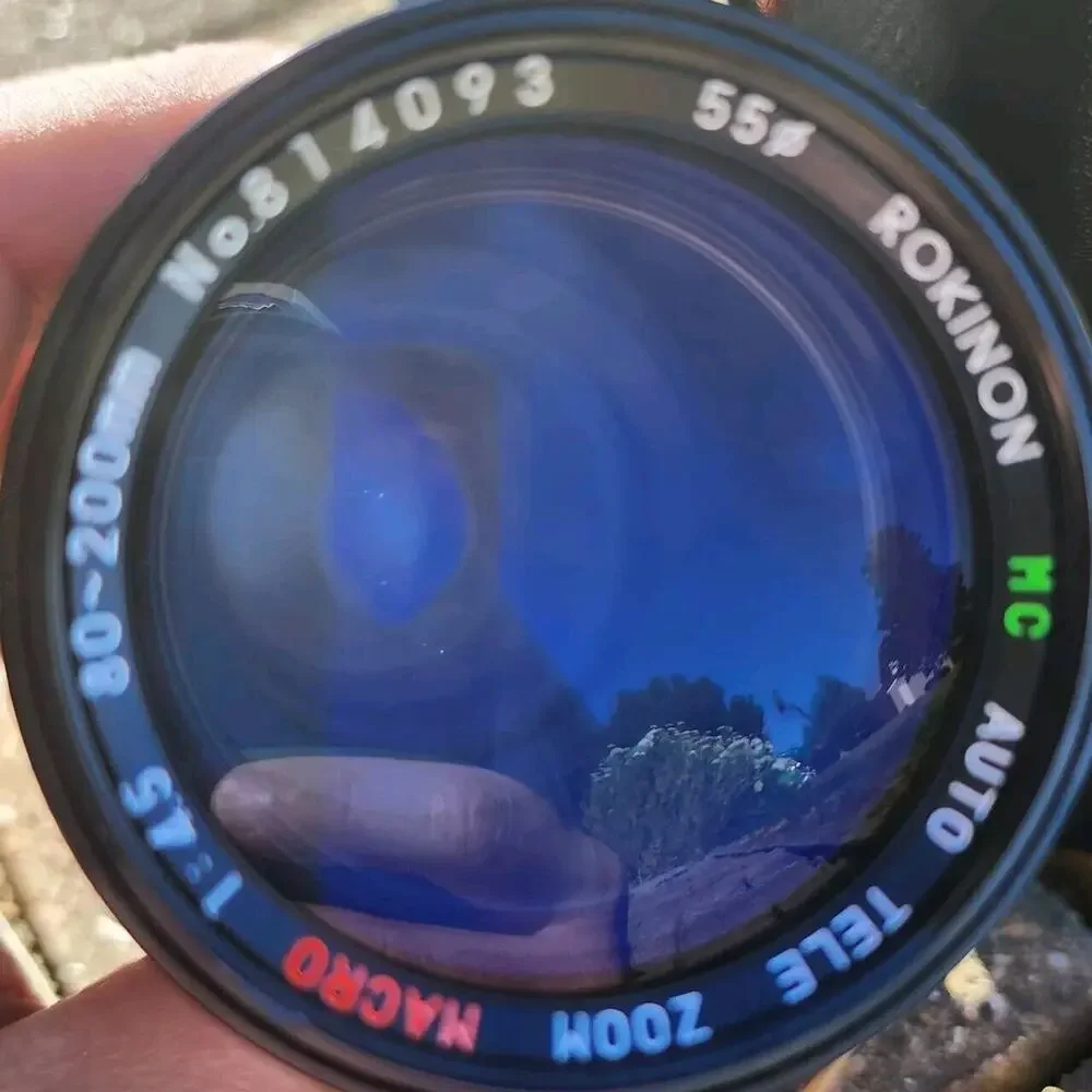 Rokinon MC Auto Tele Zoom Macro 80-200mm f/4.5 Lens with Vivitar UV Filter